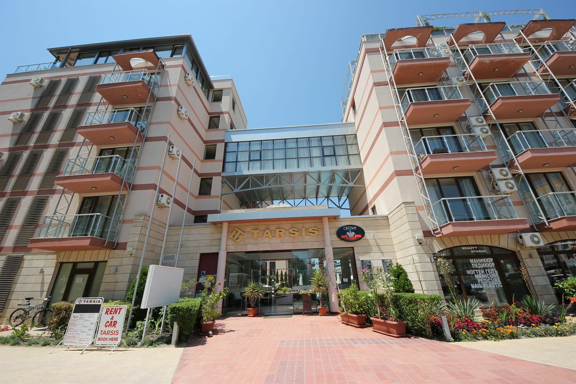 Menada Tarsis Apartments 阳光海滩 外观 照片