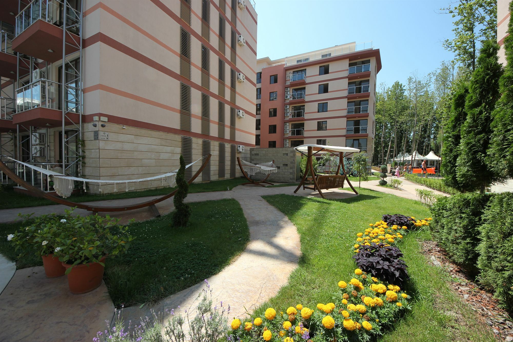 Menada Tarsis Apartments 阳光海滩 外观 照片