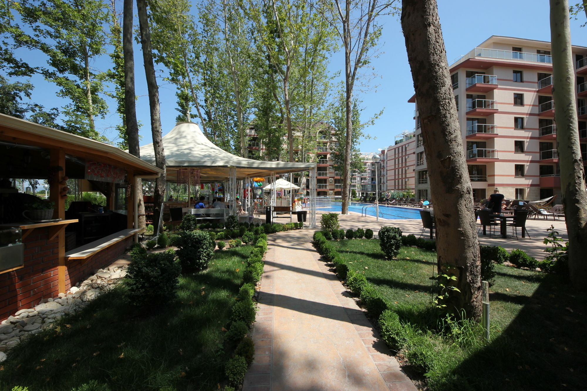 Menada Tarsis Apartments 阳光海滩 外观 照片